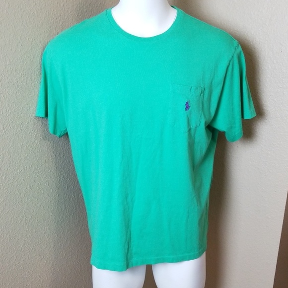 Polo Ralph Lauren Short Sleeve Shirt Green - Picture 1 of 6